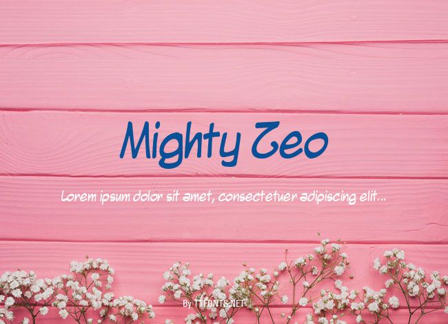 Mighty Zeo example